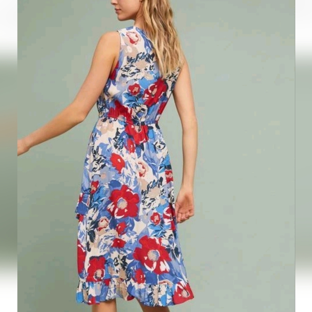 NWT ANTHRO | $158 Plenty By Tracy Reese Daphne Wrap Dress XL/XXL - Picture 2 of 3